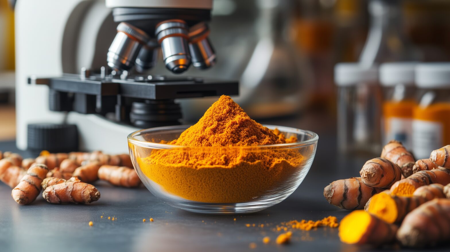 Microscope curcuma